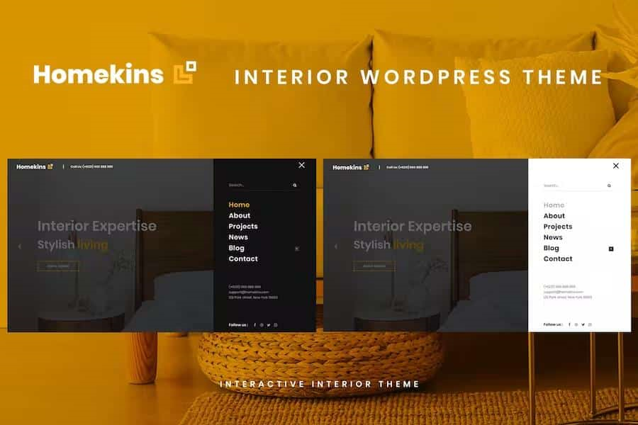 HOMEKINS – INTERIOR WORDPRESS THEME
